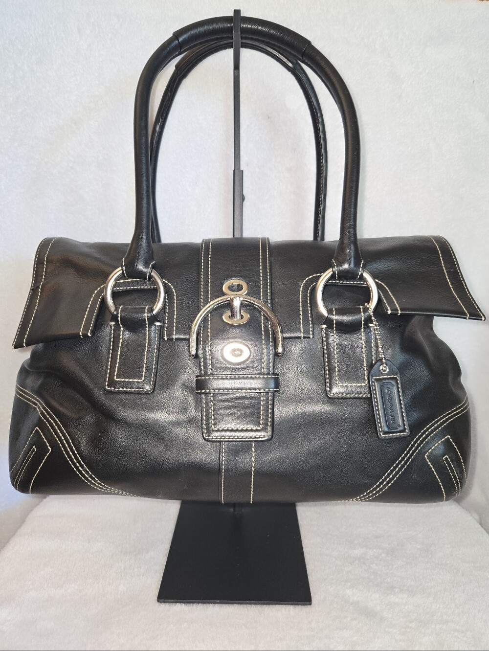 ✨️Coach Y2K Vintage Soho Hampton Buckle Flap Satchel✨️🔥